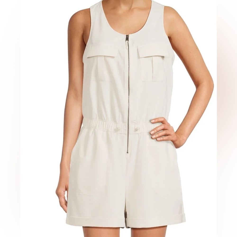 Avia Women's S Sleeveless Hiking Jumpsuit Relaxed Fit Outdoor Activewear